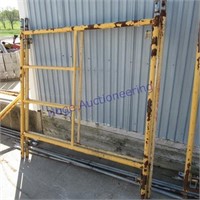Yellow scaffolding