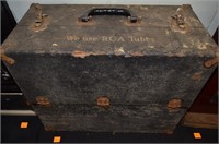 Early RCA Repairman Case w/ Tubes & Parts