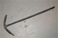Vtg Hand Wrought Iron Boat Anchor