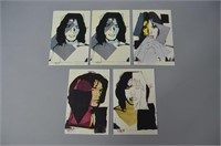 5pc Andy Warhol Rolling Stones Promo Prints