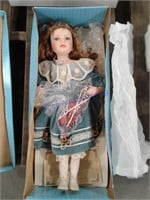 Duck house porcelain doll