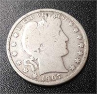 1907-O U.S. Barber Half Dollar
