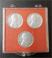1943-P-D-S Uncirculated Pennies