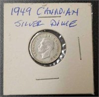 1949 Canadian Silver Dime