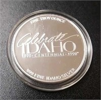 1990 Idaho Centennial Silver Round #2