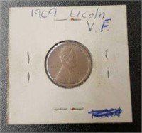 1909 V.D.B Lincoln Penny