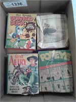 Big Little Books:  Donald Duck, Gene Autry, Popeye