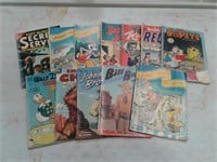 Assorted 10 cent comic books