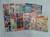 Asst 10 cent comic books: Looney Tunes & others