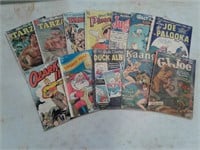 Asst 10 cent comic books: Tarzan, GI Joe, others