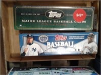 Topps 2002 complete set baseball cards, sealed,--