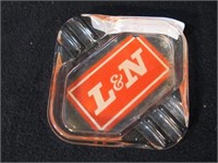 L&N RAILROAD ASH TRAY 4 1/2" GREADT COND. NO CHIPS