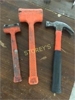 3 Orange Hammers