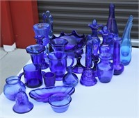 Beautiful Cobalt Blue Glass Collection