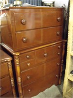 Vintage Knechtel Homewood Tallboy Dresser
