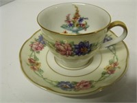 Miniature Teacup and Saucer by Haviland Limoges