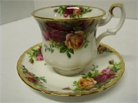 Old Country Roses Teacup and Saucer-  Royal Albert