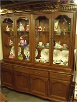 Large China Cabinet matching previous lot