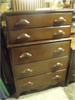 Oustanding Wood Tallboy w/ Shell Style Handles