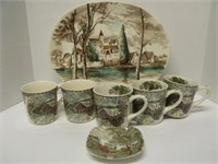 Lot of Freindly Village Related Porcelains