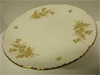 Hammersley White & Gold Footed Cake Plate