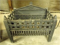 Antique Cast Iron Fireplace Insert