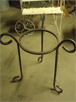 Wrought Iron Planter Stand