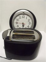 Quartz Wall Clock and Westinghouse 2 Slice Toaster