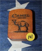 Wooden Camel Zippo Box