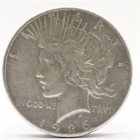 1926-P Peace Silver Dollar - F