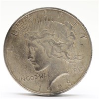 1923-S Peace Silver Dollar - XF