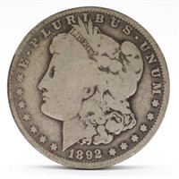 1892-O Morgan Silver Dollar - G