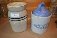 Pottery Jar and Cookie Jar