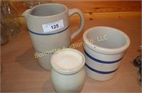 Pottery Pitcher and Pottery