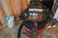 Craftsman 5.5hp  wet/dry vac