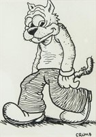 Robert Crumb b.1943 American Ink on Paper