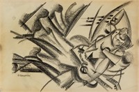 Gino Severini 1883-1966 Italian Graphite on Paper