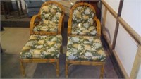 Set Of Rattan Chairs And Tables