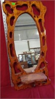 Wood Mirror / Shelf