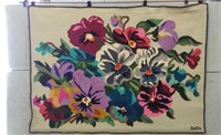 78 In X 55 In Floral Wall Hanging