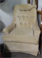 Beige / Cream  Fabric Chair