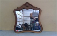 Carved Wooden  Wall Mirror