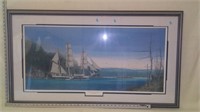 Whaling Barque Painting