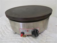 Working Krampouz Gas Crepe Maker Machine 15.75"