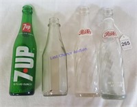 Vintage Pepsi-Cola & 7 Up Bottles