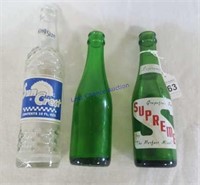 Vintage Supreme & Sun Crest Bottles