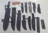 Knife & Sword Sheaths Ranging In Sizes