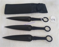 Triple Threat Kunia Throwing Knive Set