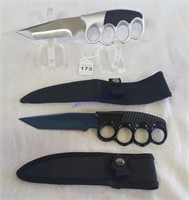 Budk Military Warrior Knives W/ Sheaths