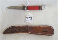 Western Knife W/ Leather Sheath